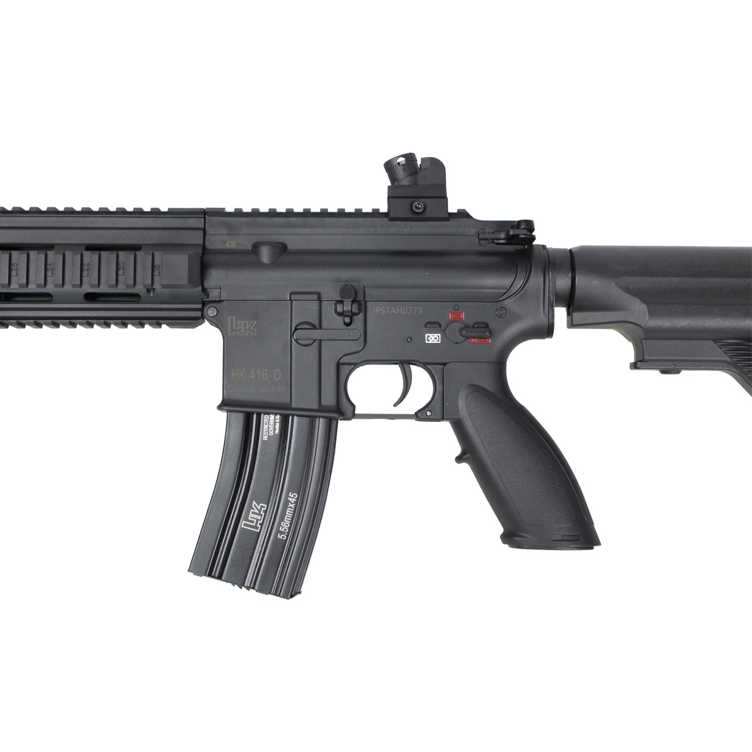 新品未使用、難ありHOGUEタイプBK HK416 スタンダード電動ガン 新品未使用、難ありHOGUEタイプBK HK416 スタンダード電動ガン