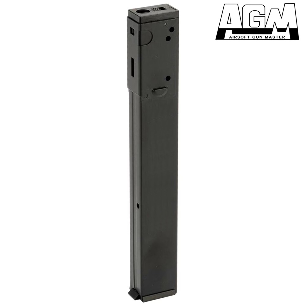 AGM MP40/MP41/STEN用 300連フラットマガジン BK