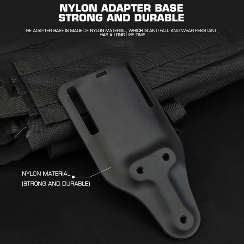 WOSPORT サファリタイプ ローライド ホルスターベース / Tactical Holster Long Adapter Base