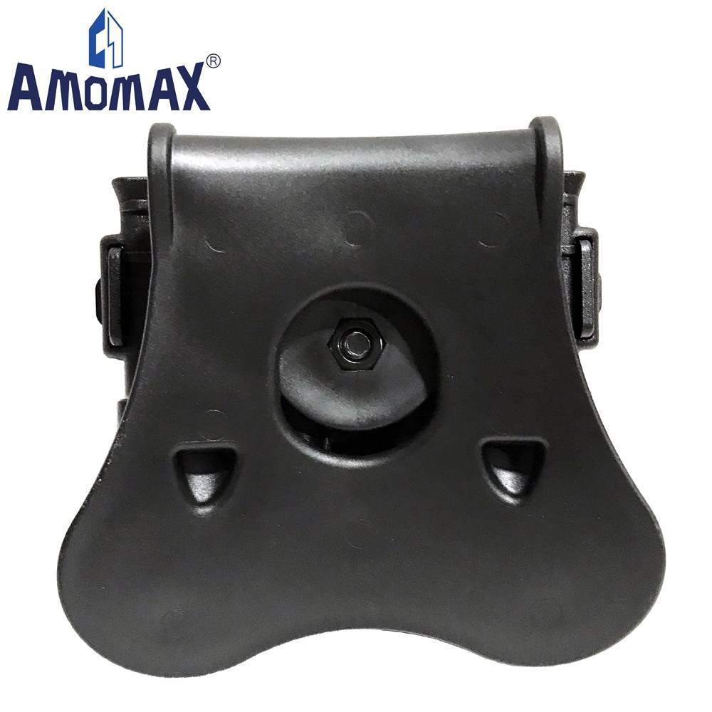 AMOMAX 9mm/.40/.45パドルダブルマガジンポーチ Black