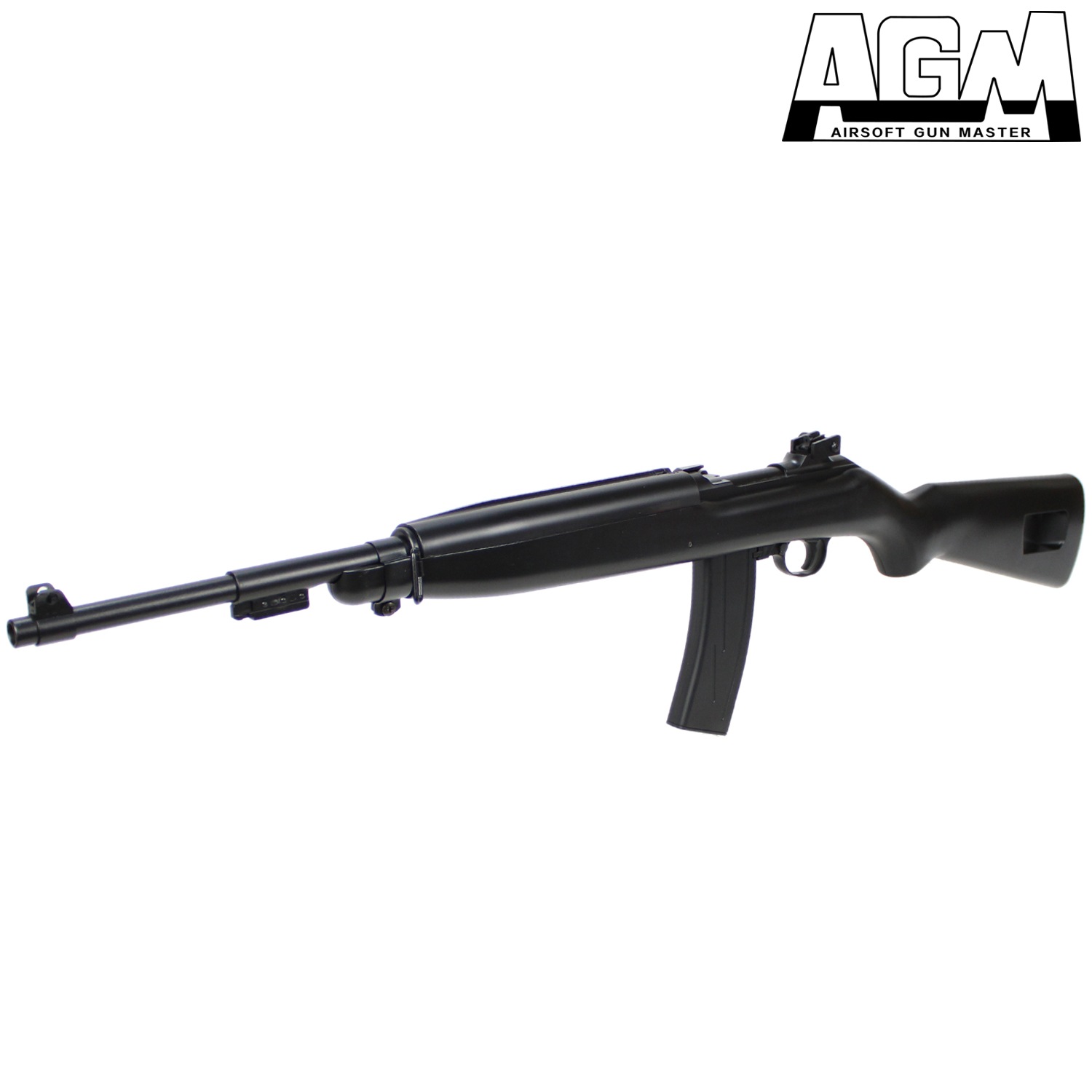 AGM M1カービン エアコッキングガン ブラック / M1 Carbine Spring Poewr Rifle Black