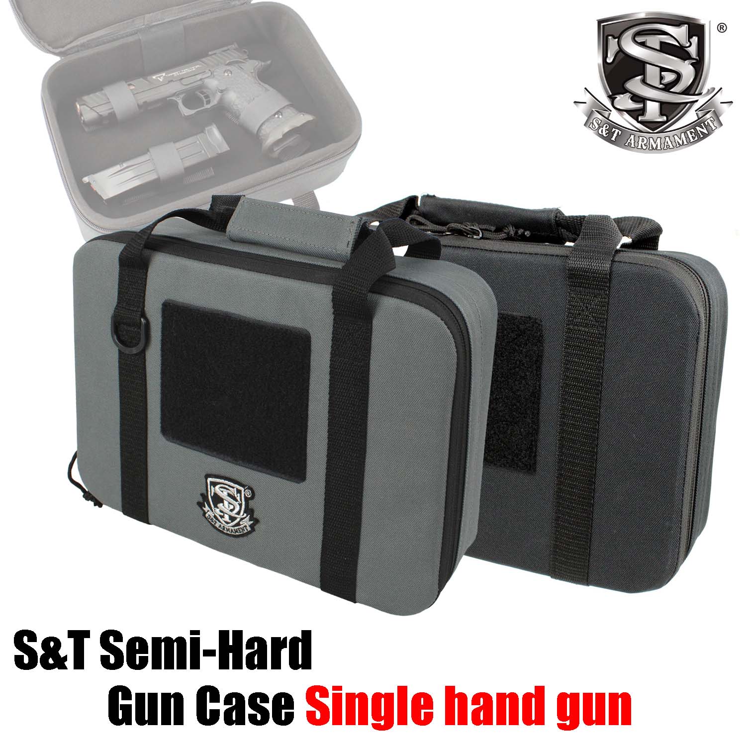 S＆T セミハード シングルハンドガンケース / Semi-Hard Single Hand Gun Case