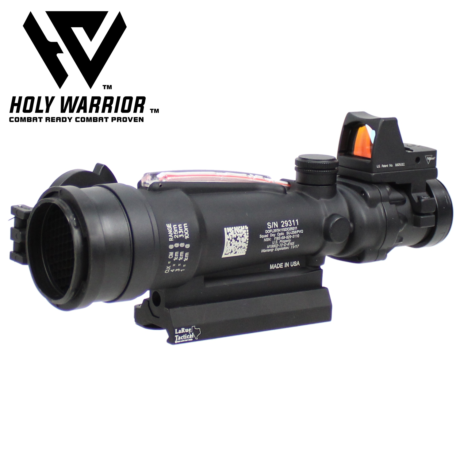 Holy Warrior TA11 RMR Comboタイプ 3.5xファイバースコープ キル