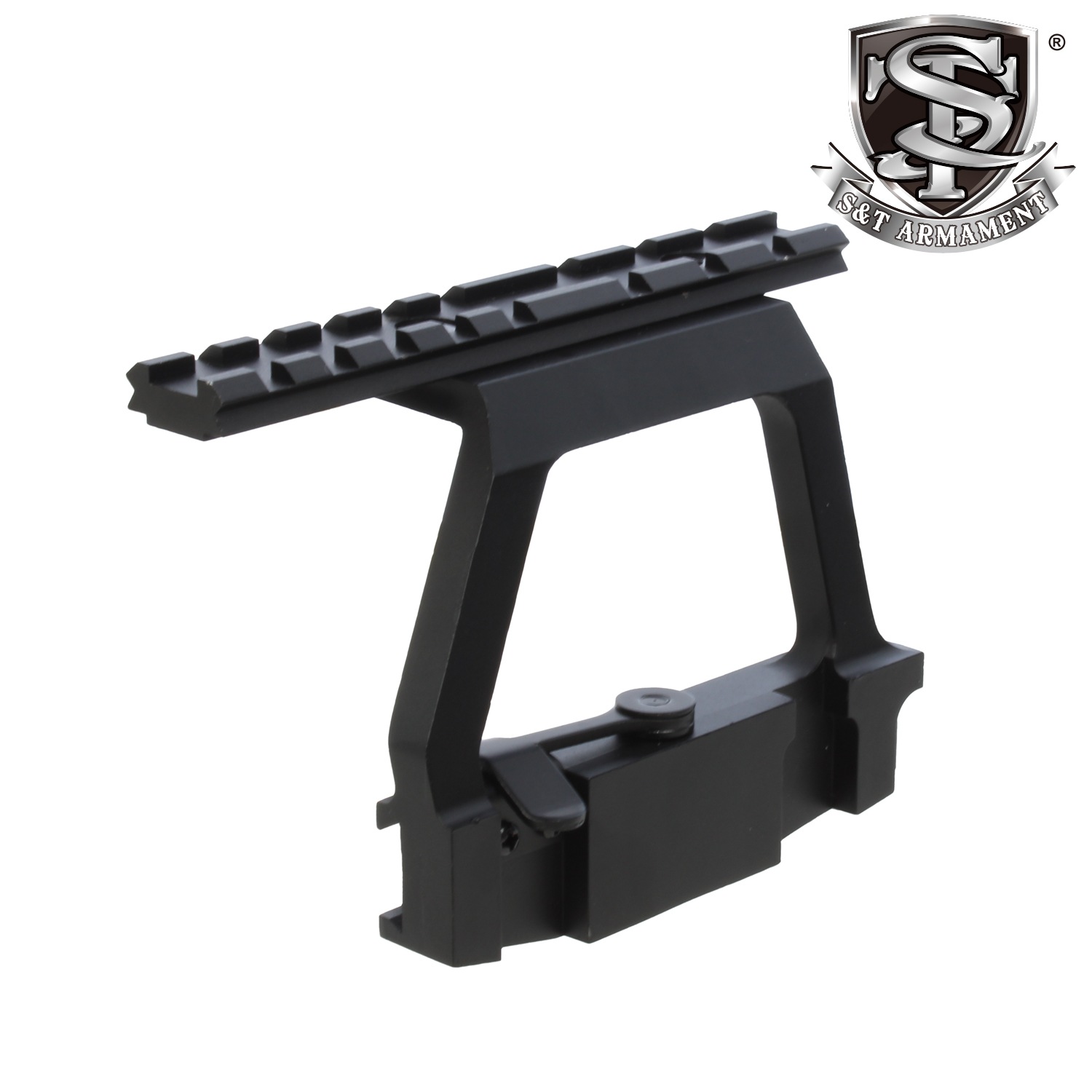 S＆T  AKシリーズ用 サイドマウントレール BK