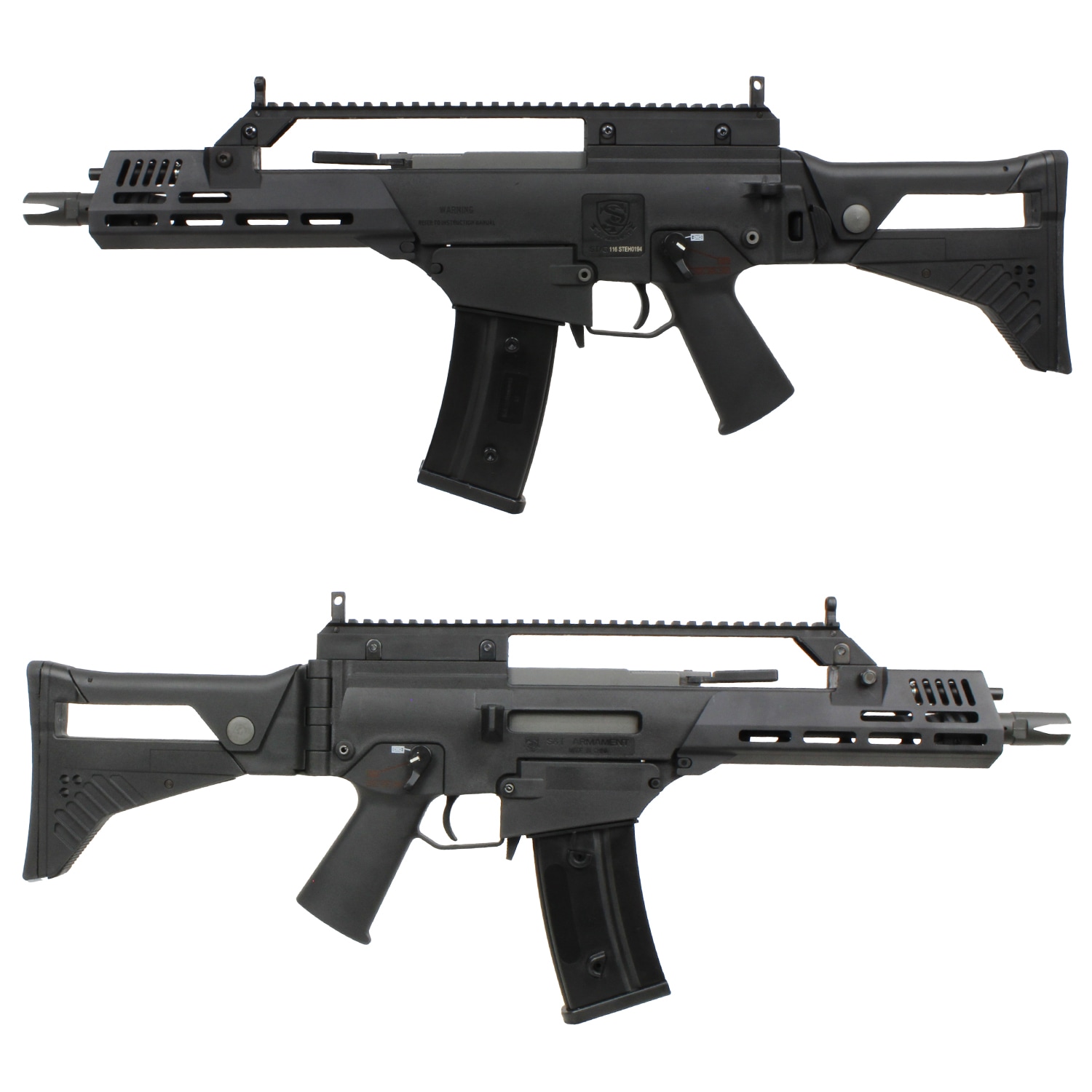 S＆T G36C MLOK IDZ ガスブローバック BK
