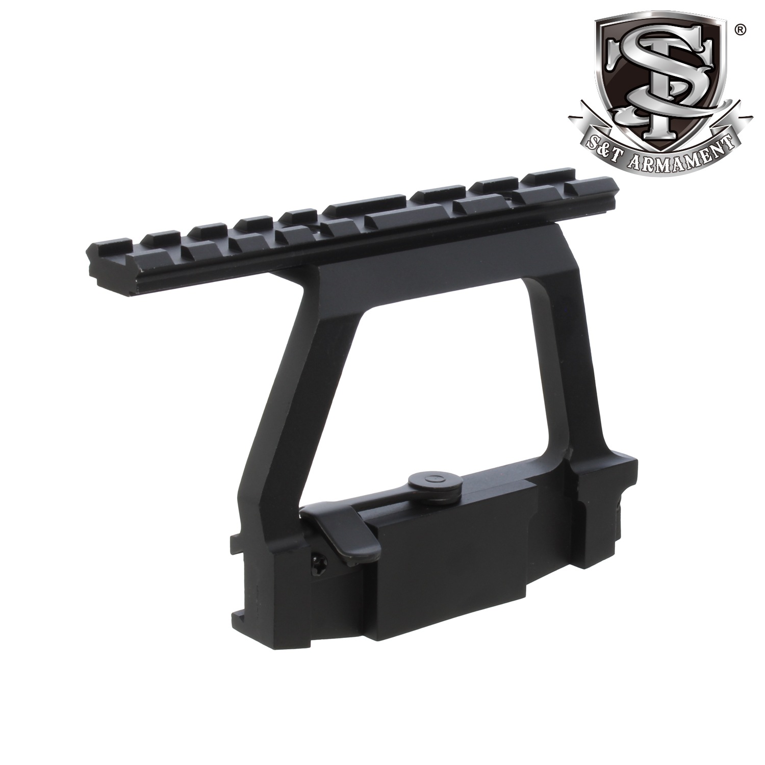 S＆T  VSS/AS-Valシリーズ用 サイドマウントレール BK