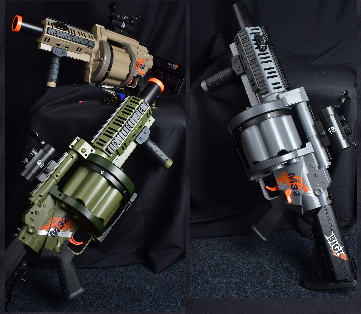 JIN HUAN M32タイプ グレネードランチャースポンジガン Green | All