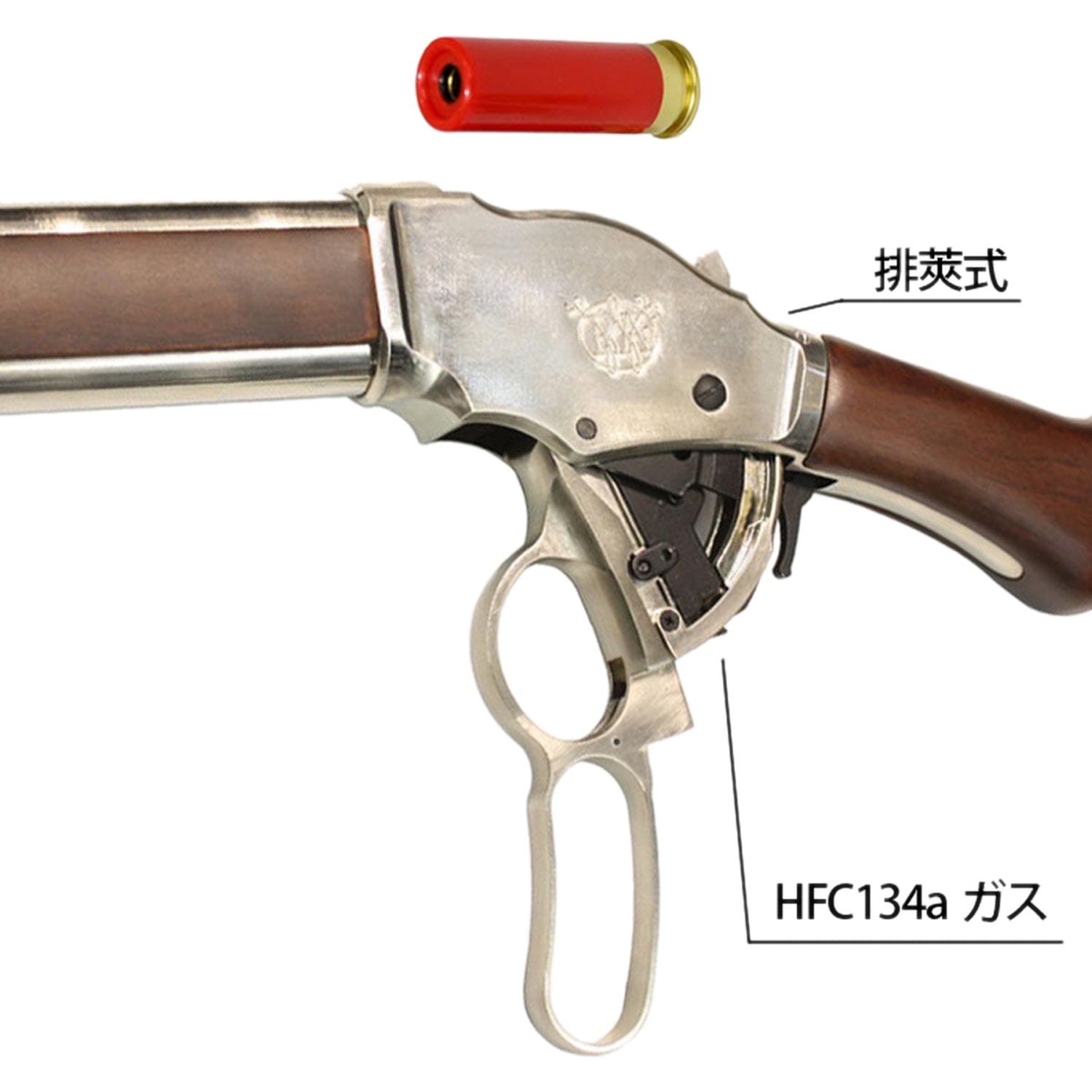 S＆T ウィンチェスター M1887 ソードオフ ガスショットガンリアル 
