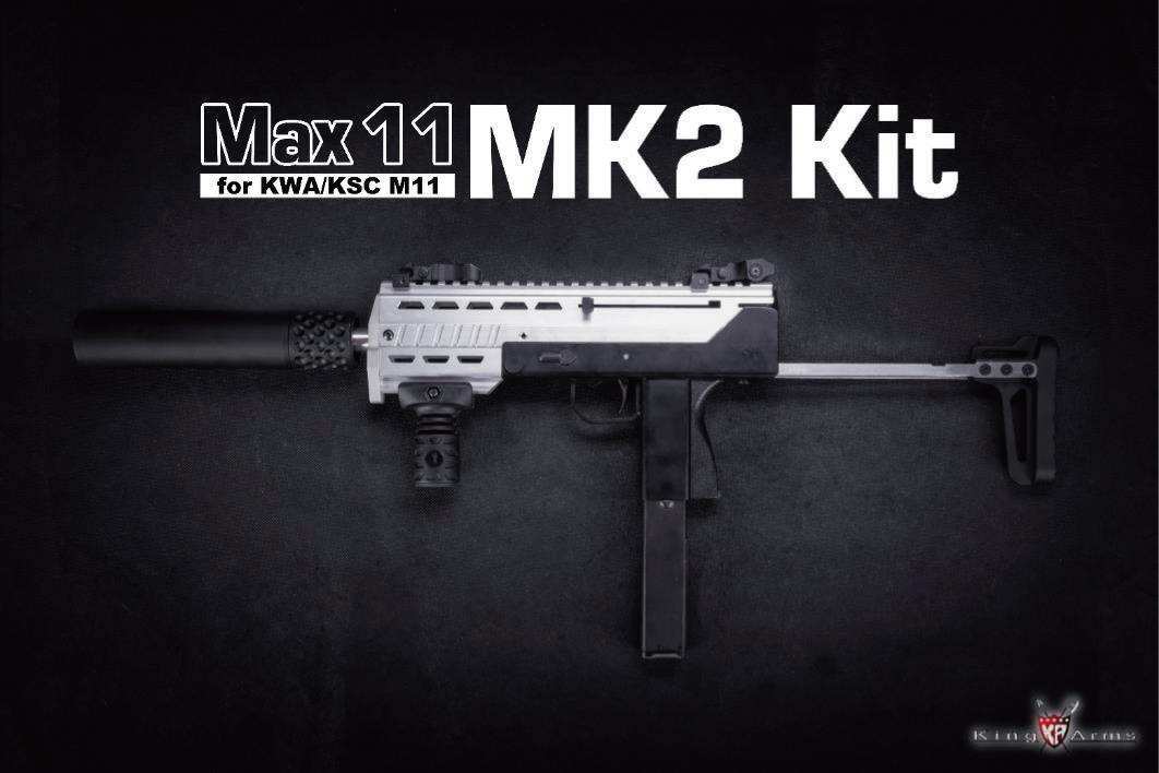 King Arms MAX11 mk2 コンバージョンキット(KSC M11A1 S7) / Lage Manufacturing MAX-11A1 mk2 Type Kit