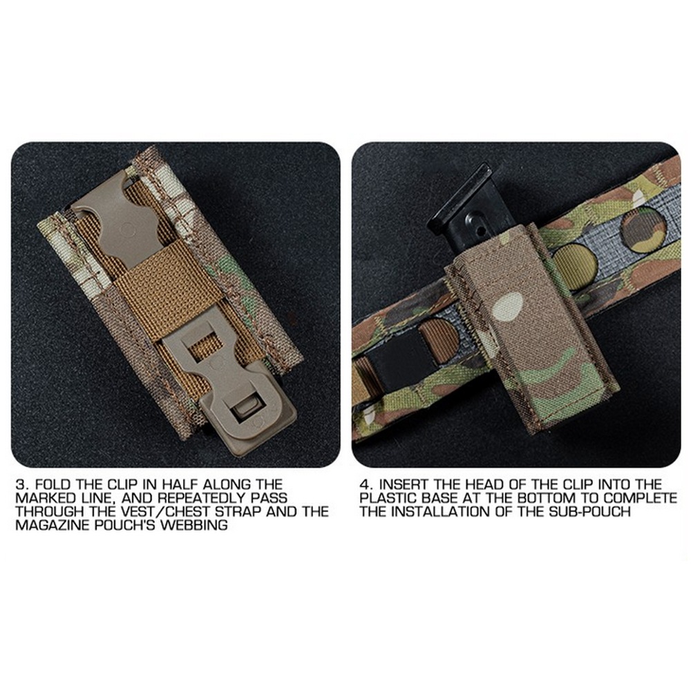 WOSPORT ESSTACタイプ 45ACP マガジンポーチ シングル