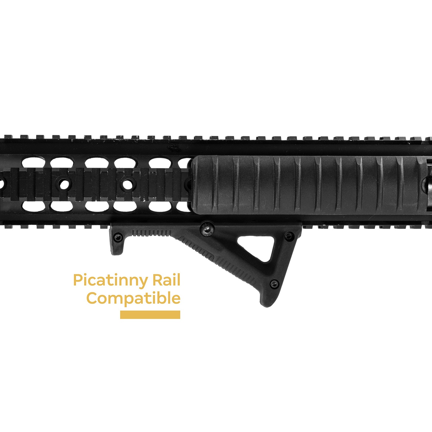 M-STYLE 20mmレール/M-LOK/Keymod用 アングルフォアグリップ