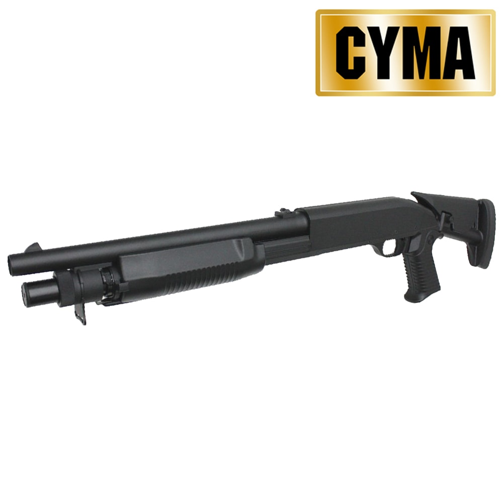 CYMA べネリM3 ショート リトラクタブルストック フルメタルショットガン Black