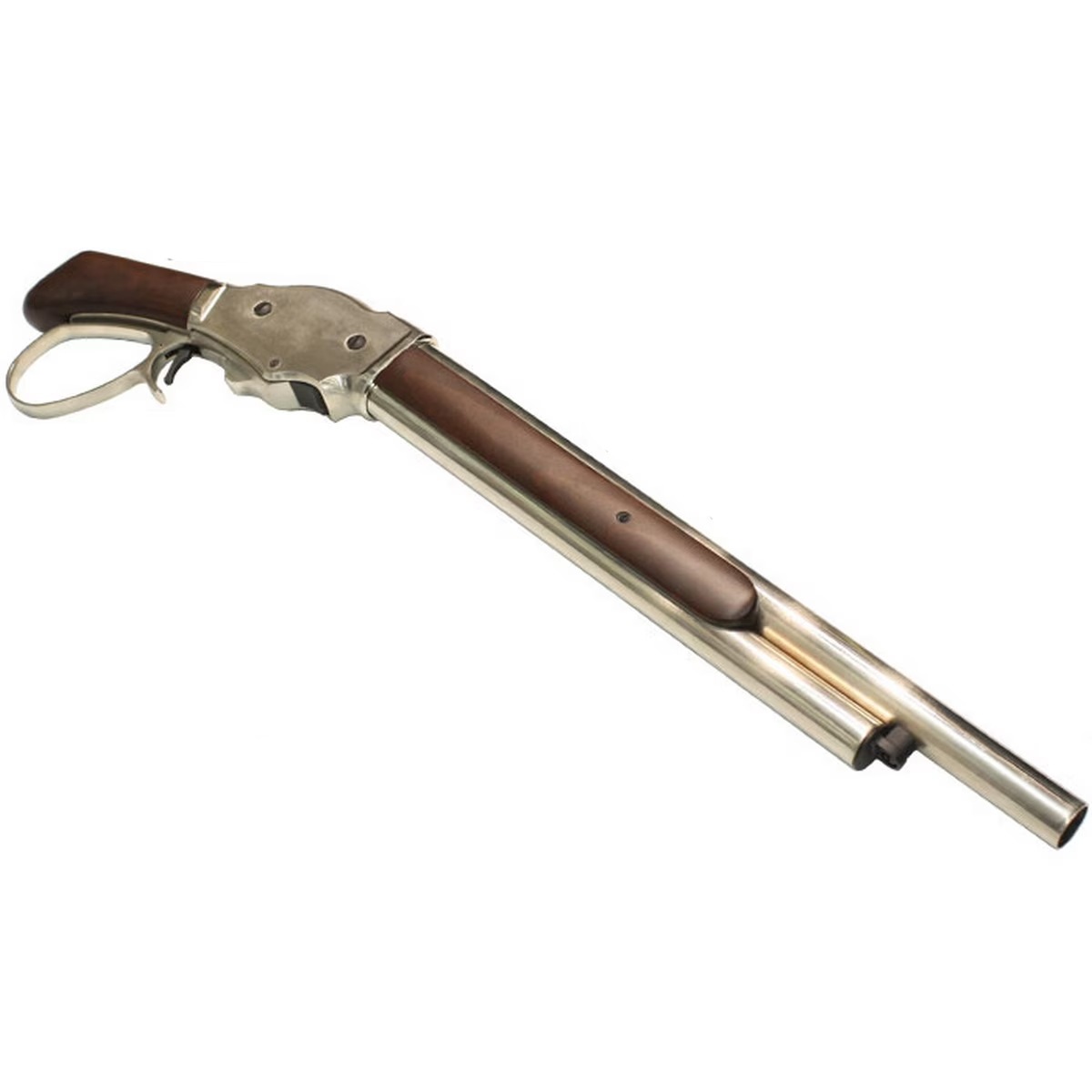 S＆T ウィンチェスター Ｍ1887 ソードオフ ガスショットガン リアルウッドSilver ワイドレバー