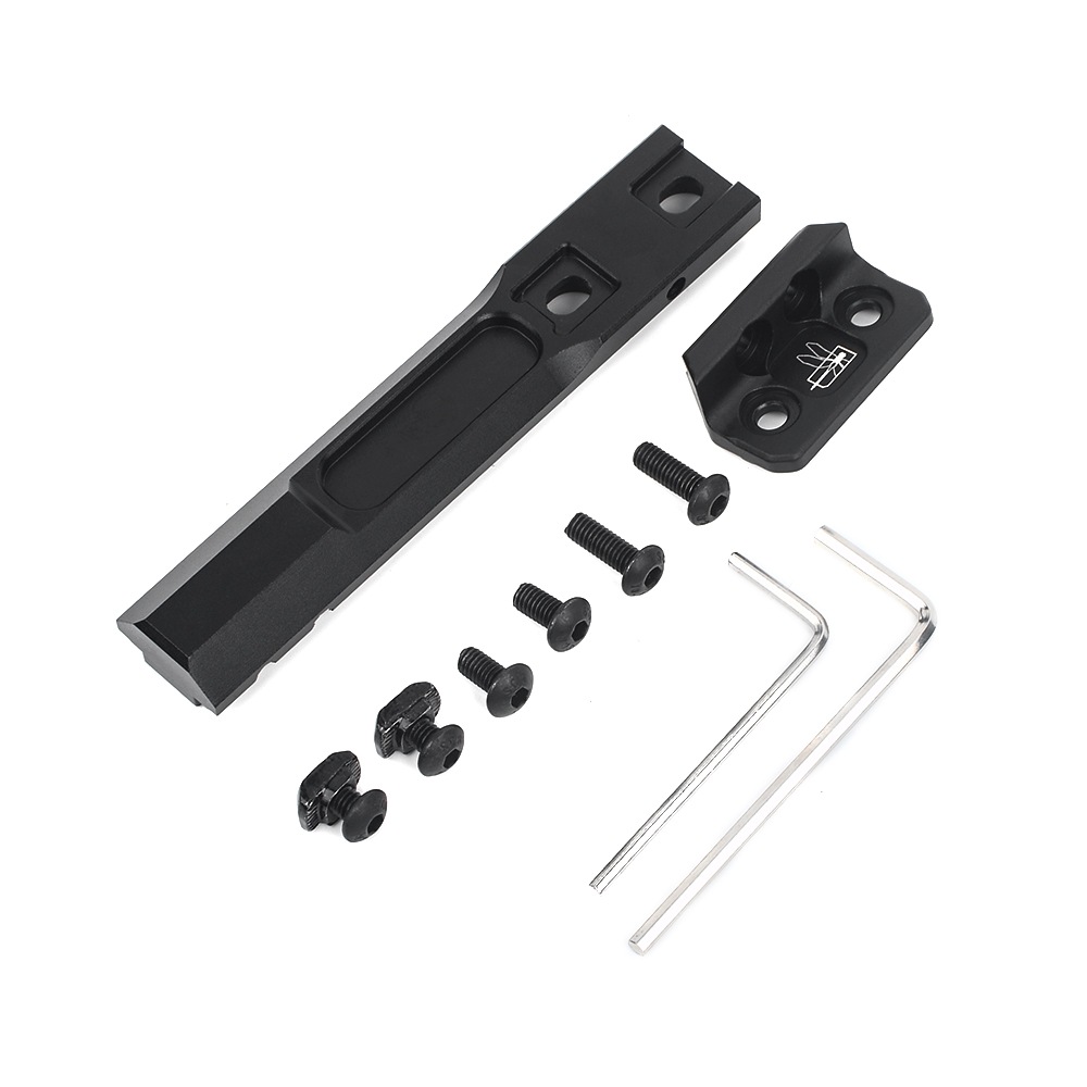 Haley Strategic Thorntailタイプ オフセットライトマウント ロング M-LOK & Keymod用 Black