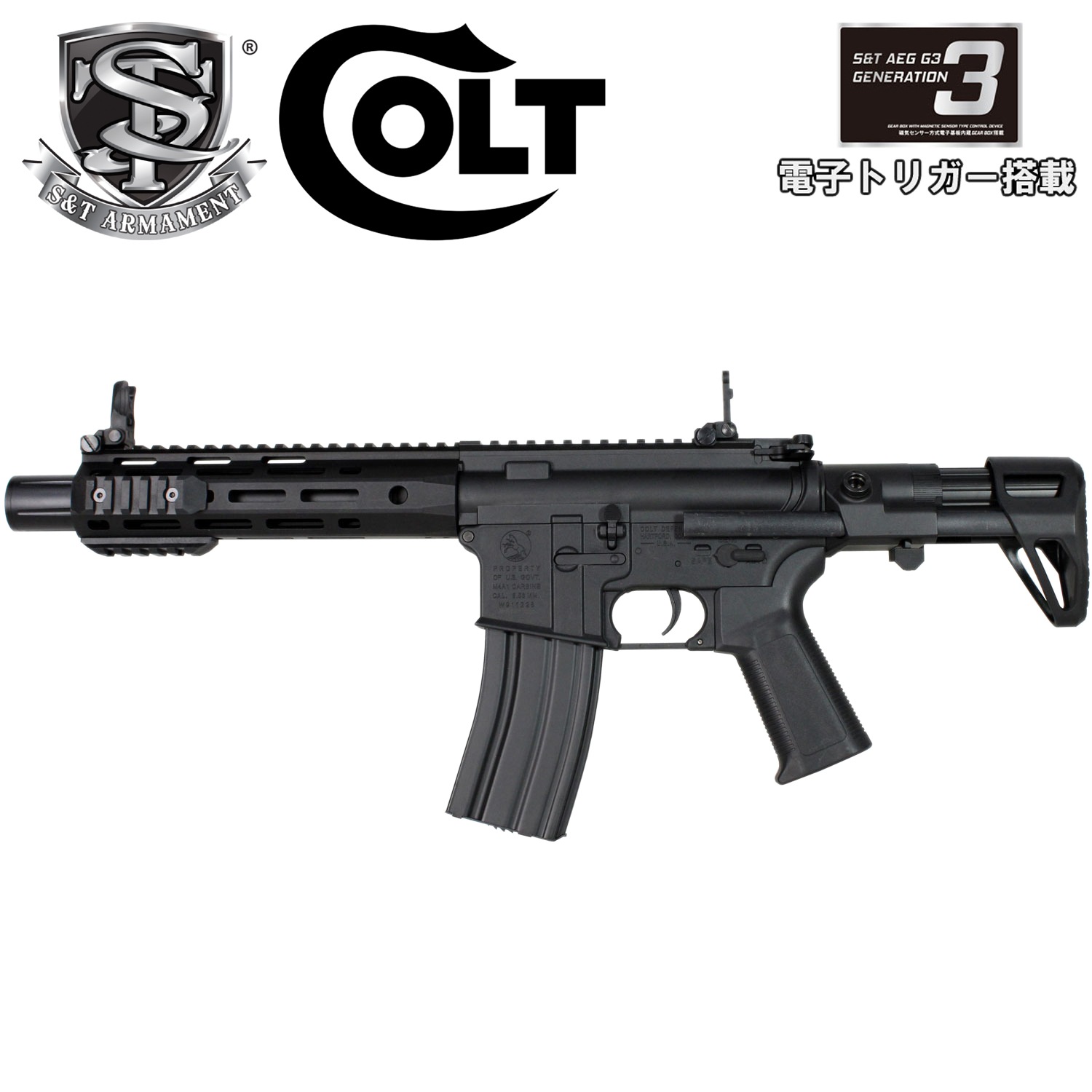 S＆T M4 URX4 M-LOK SD PDW-M チャレンジャーライン G3電動ガン