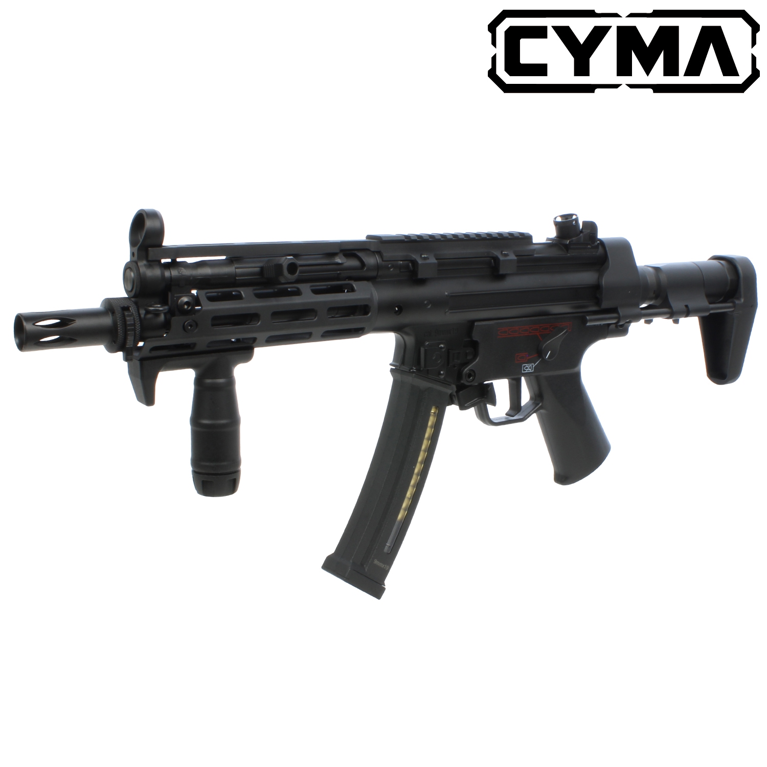CYMA Enhanced MP5 PDWストック フルメタル電動ガン(E-Shooter)