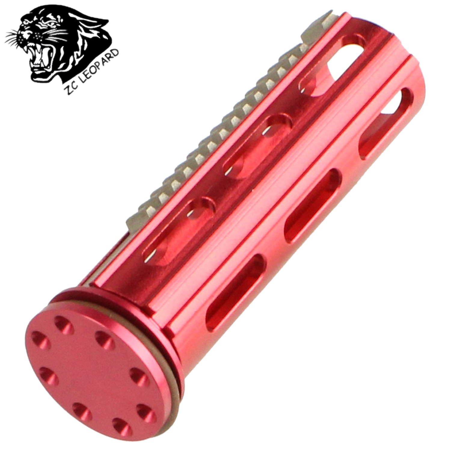 ZC LEOPARD アルミピストンセット CNCフルティース(14T) Red