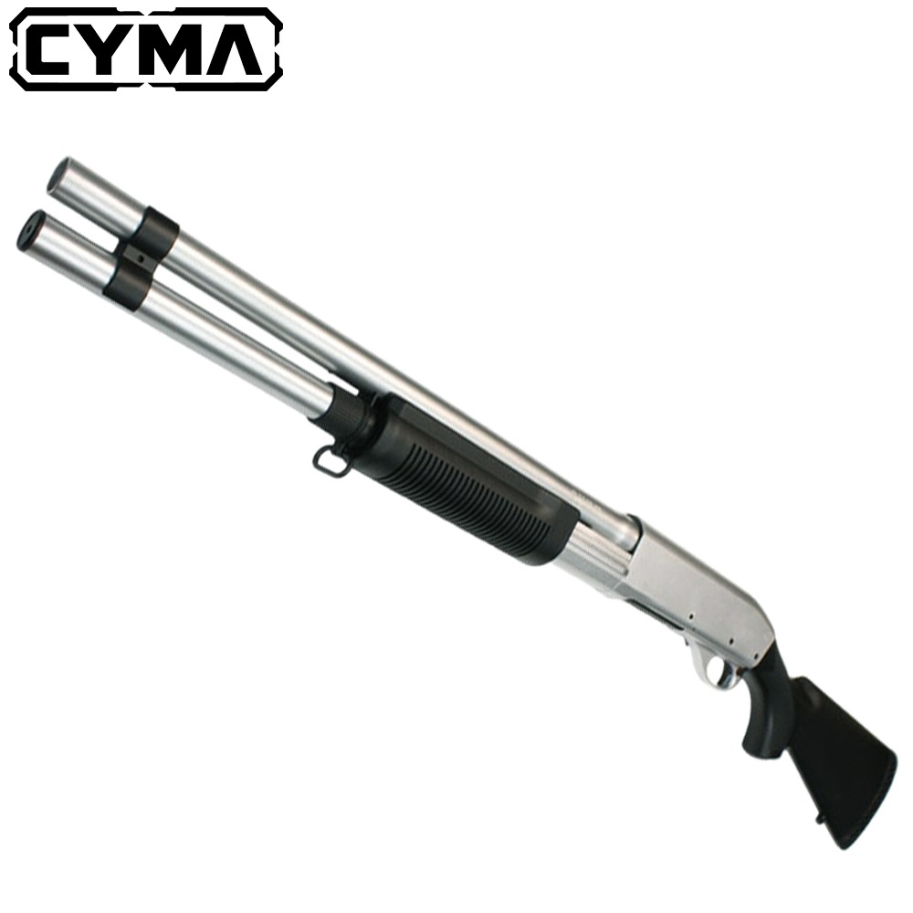 CYMA M870 ロング 固定ストック スポーツライン Silver