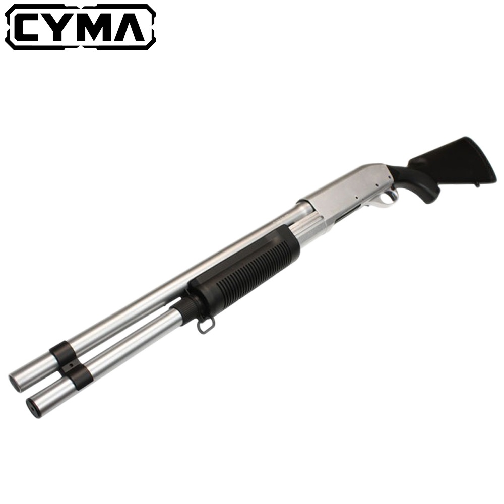 CYMA M870 ロング 固定ストック スポーツライン Silver
