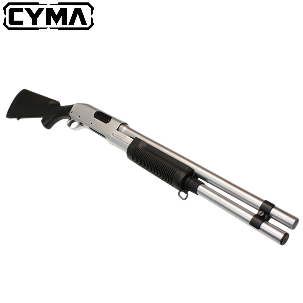 CYMA M870 ロング 固定ストック スポーツライン Silver