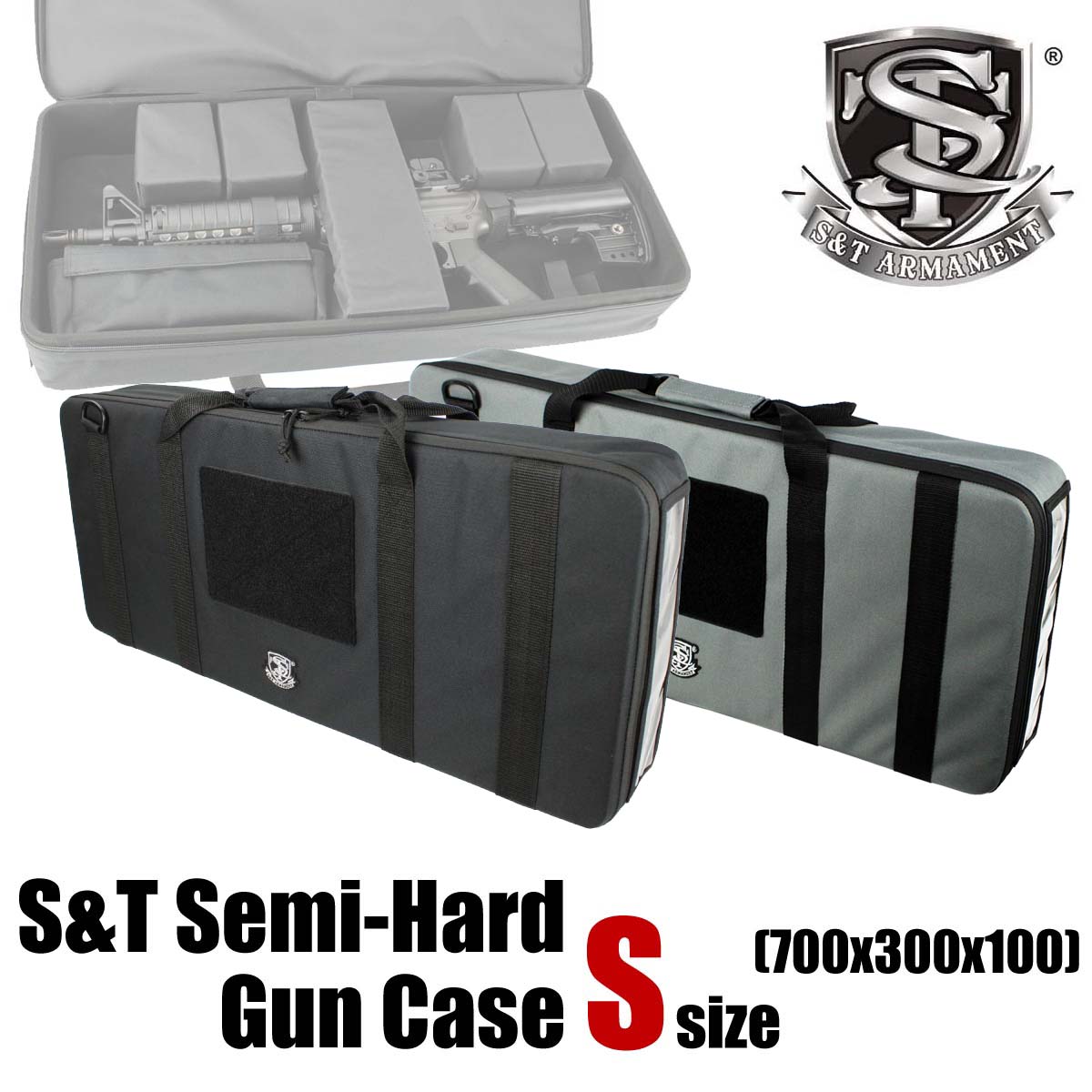 S＆T セミハードガンケースV2 Sサイズ (700x300x100) / Semi-Hard Gun Case (Model: 27