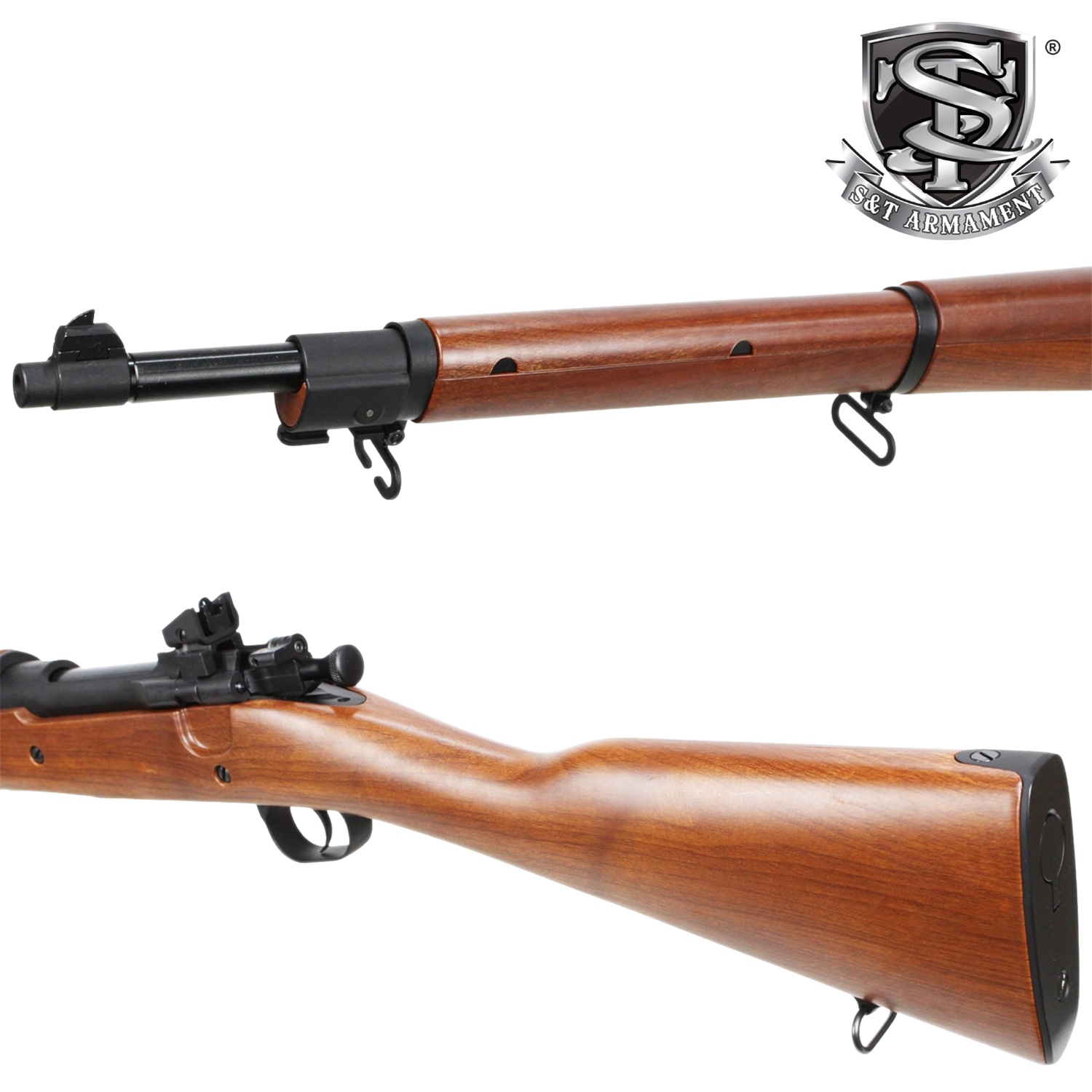 S＆T Springfield M1903A3 エアーコッキング ライフル フェイクウッド