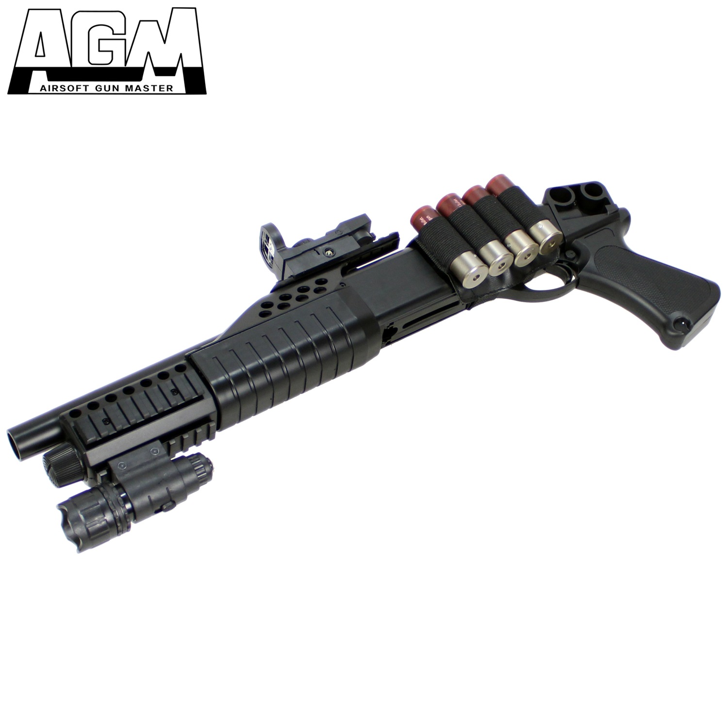 AGM M180 ピストルグリップ エアコッキングショットガン Set