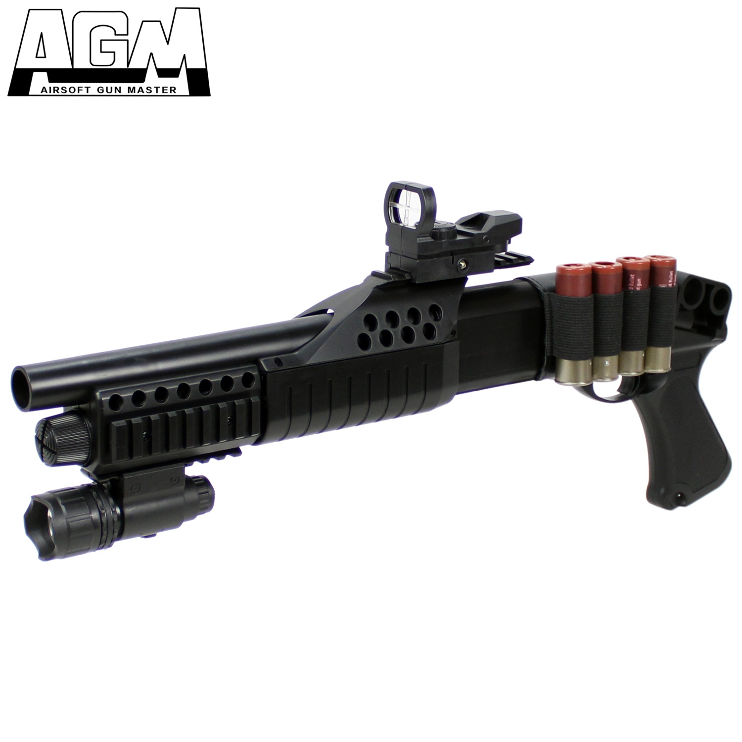 AGM M180 ピストルグリップ エアコッキングショットガン Set