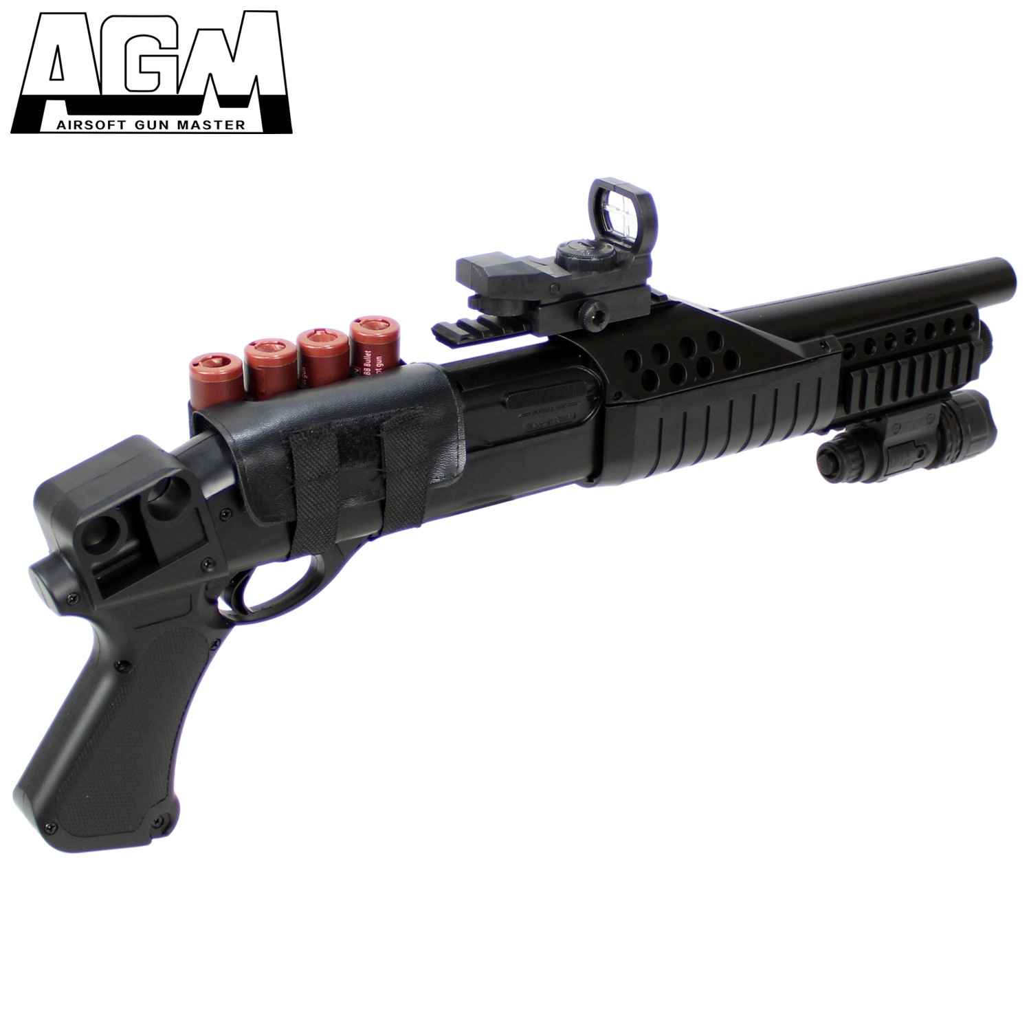 AGM M180 ピストルグリップ エアコッキングショットガン Set