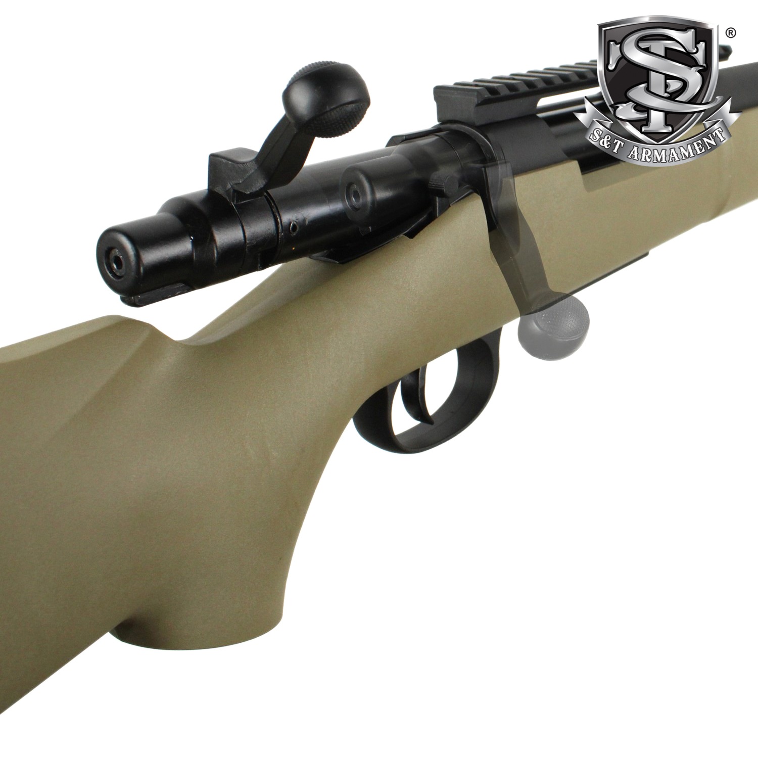 M24　オリーブグリーン エアコッキングガン スコープ・バイポット付き M24 オリーブグリーン エアコッキングガン スコープ・バイポット
