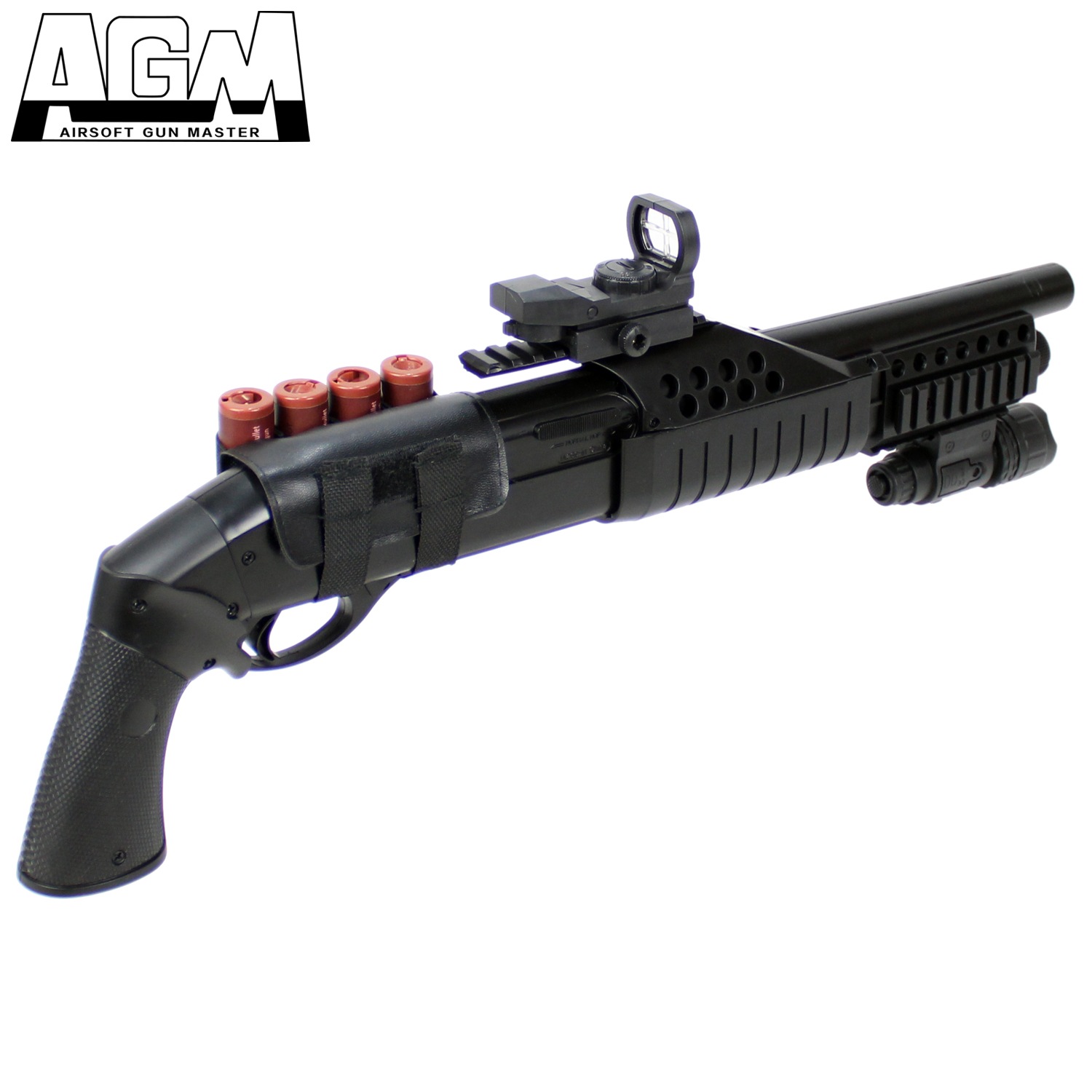 AGM M180 リボルバーグリップ エアコッキングショットガン Set