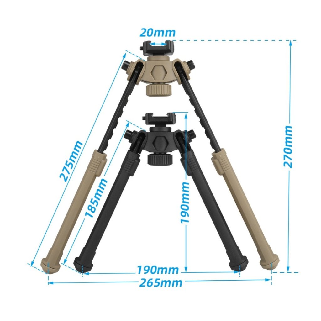 FOCUHUNTER M-Style バイポッド 20mmレール用