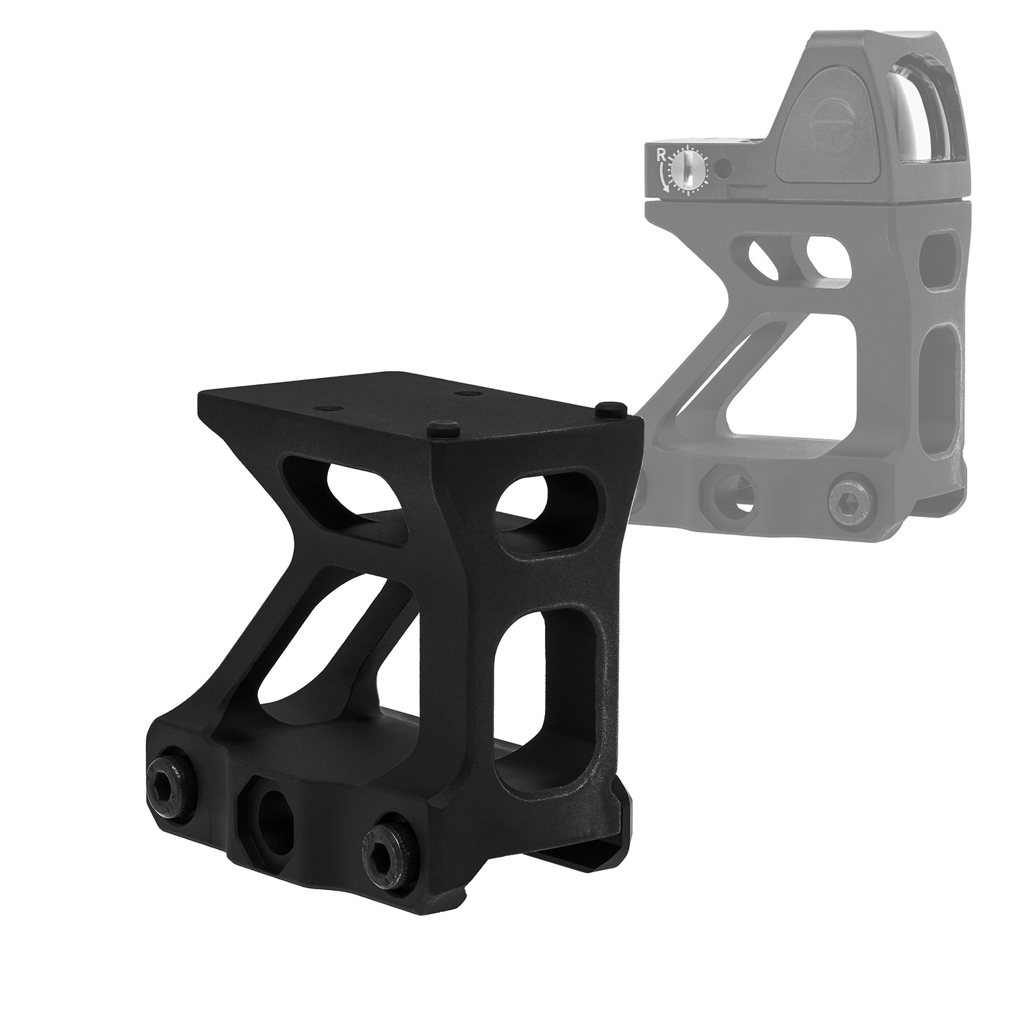 ハイマウント KM－190 RMR用ライトウェイトハイマウント1.93inch Black | All Items