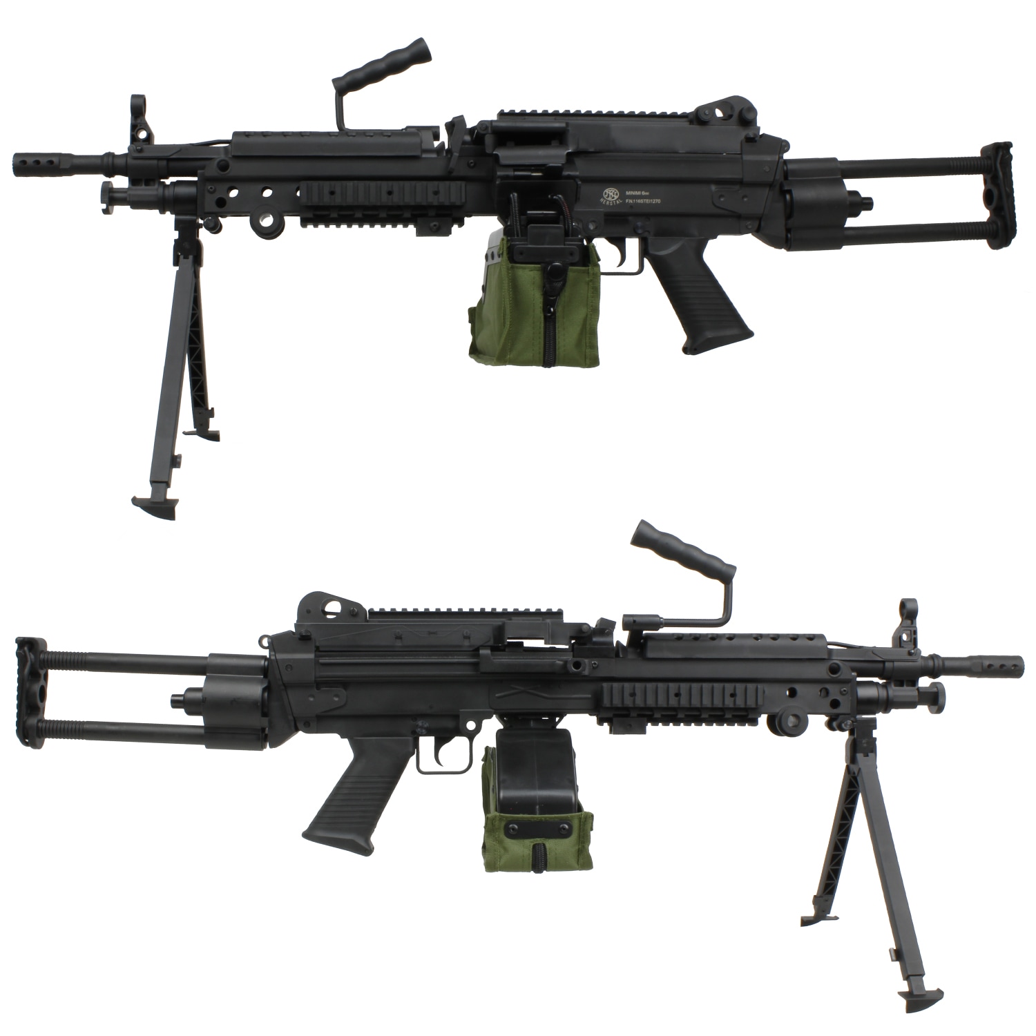 S＆T M249 PARA Black スポーツライン電動ガン Boxマガジン仕様 | S&T 