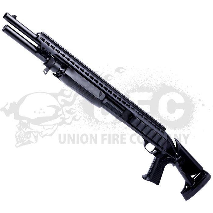 CYMA ベネリ M3 ロング Tac. Rストック フルメタルショットガン Black
