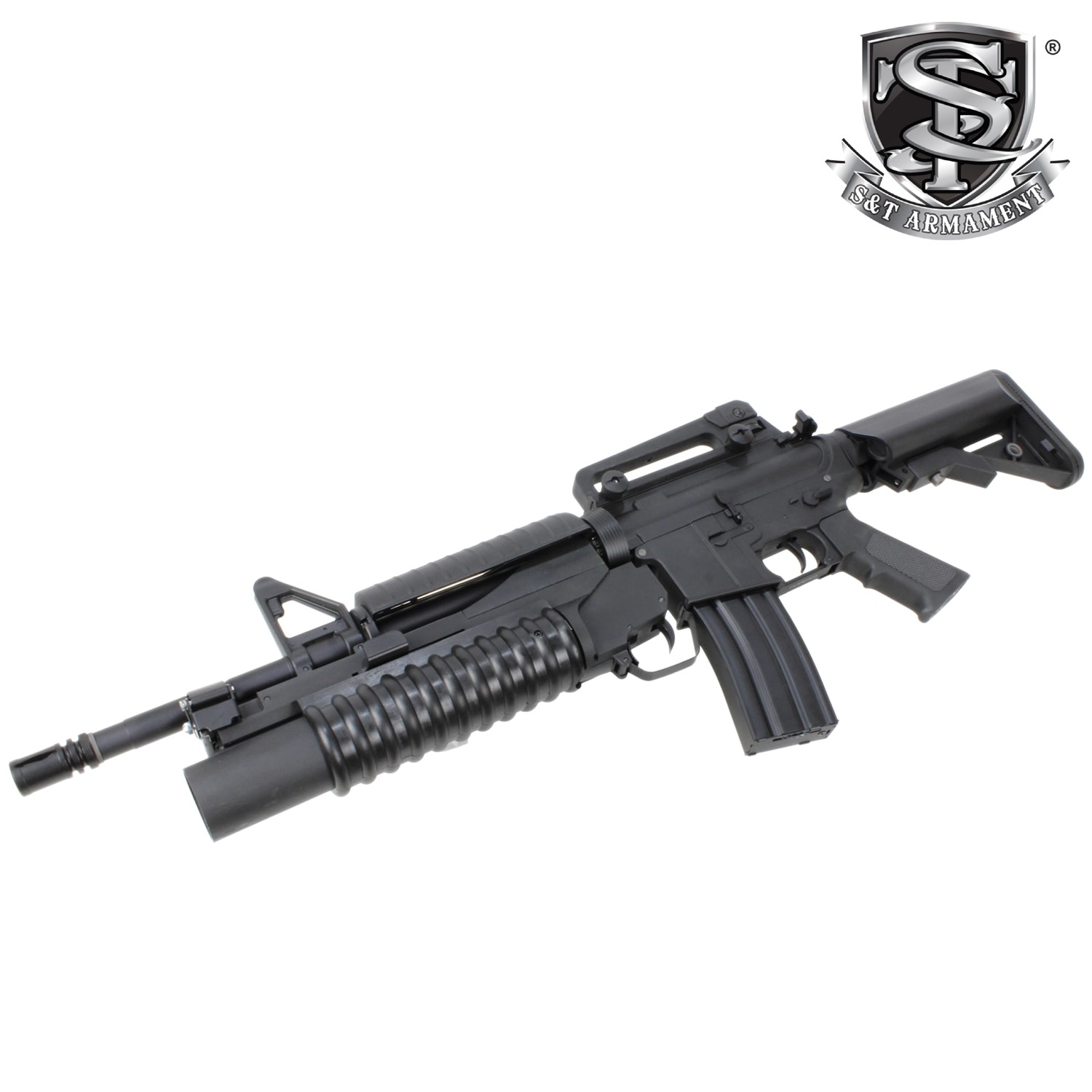S＆T M4A1 スポーツライン 電動ガン with M203 グレネードランチャー