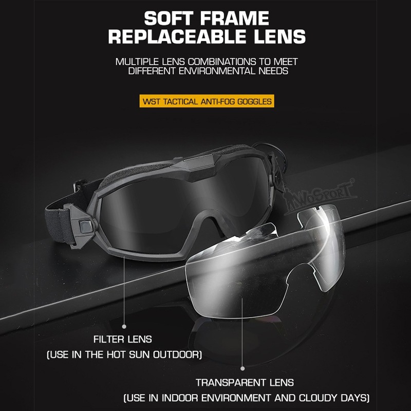 タクティカル アンチフォグ ゴーグル / Tactical anti-fog goggles