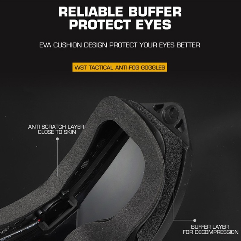 タクティカル アンチフォグ ゴーグル / Tactical anti-fog goggles