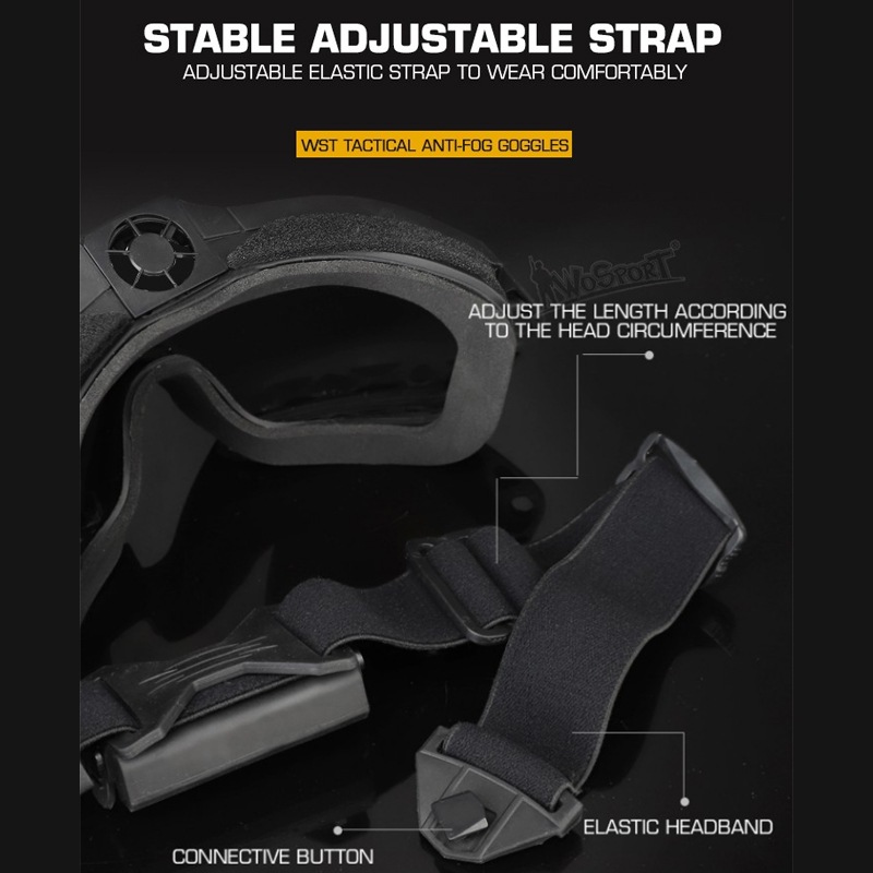 タクティカル アンチフォグ ゴーグル / Tactical anti-fog goggles