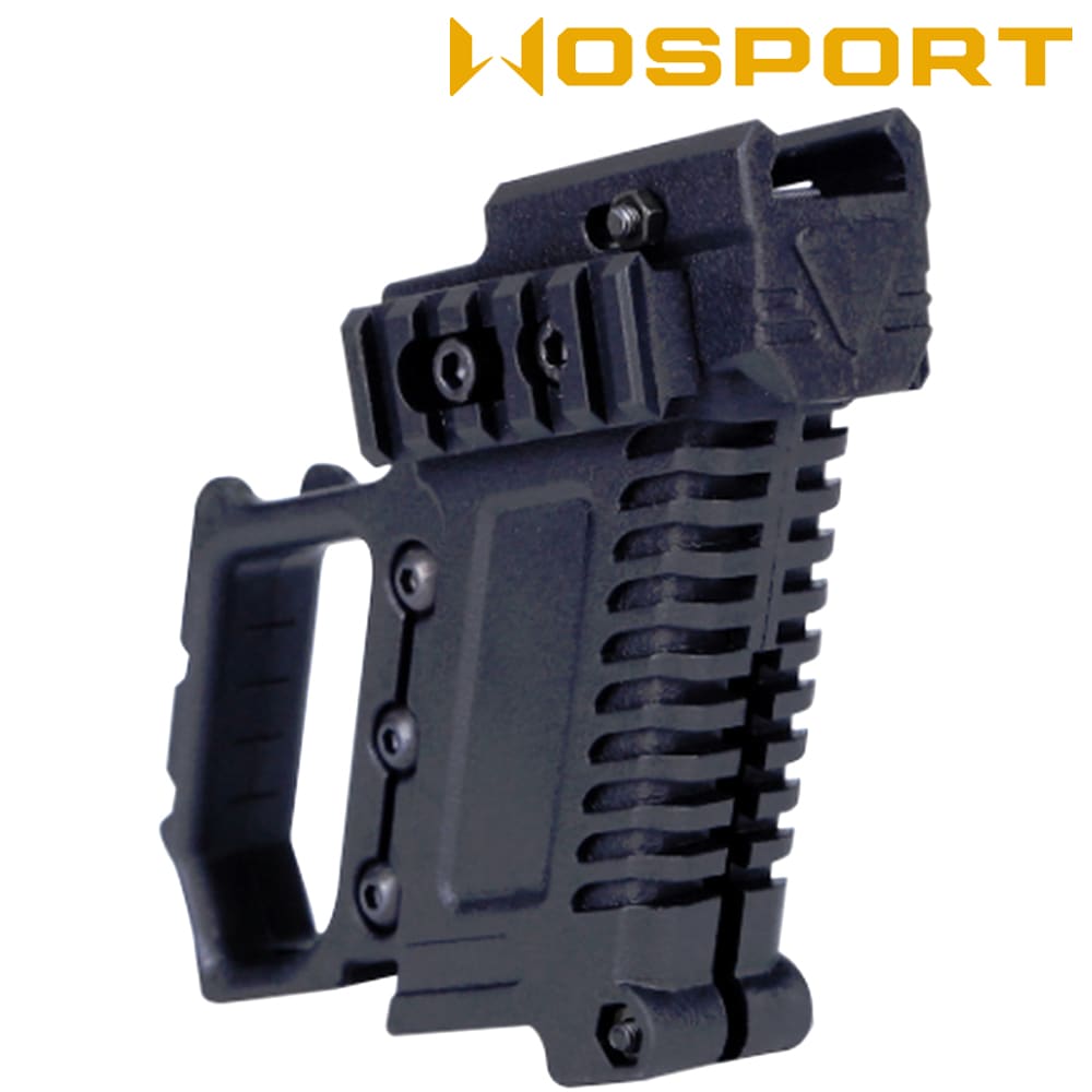 黒 グロック カービン フォアグリップ Glock マルイ 上部レール付き 黒 グロック カービン フォアグリップ Glock マルイ 上部レール