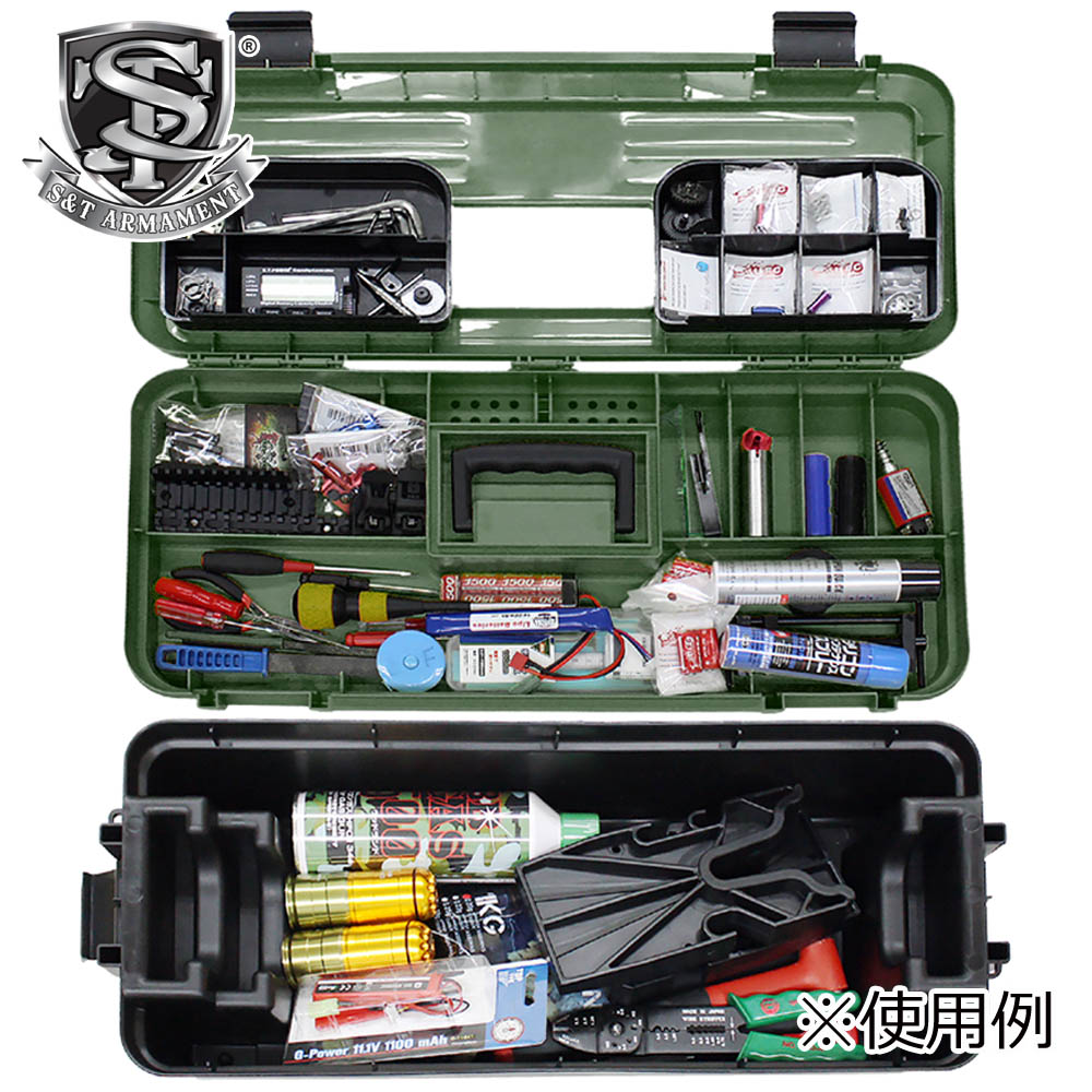 S＆T シューターズケース OD/BK (615x290x200mm)