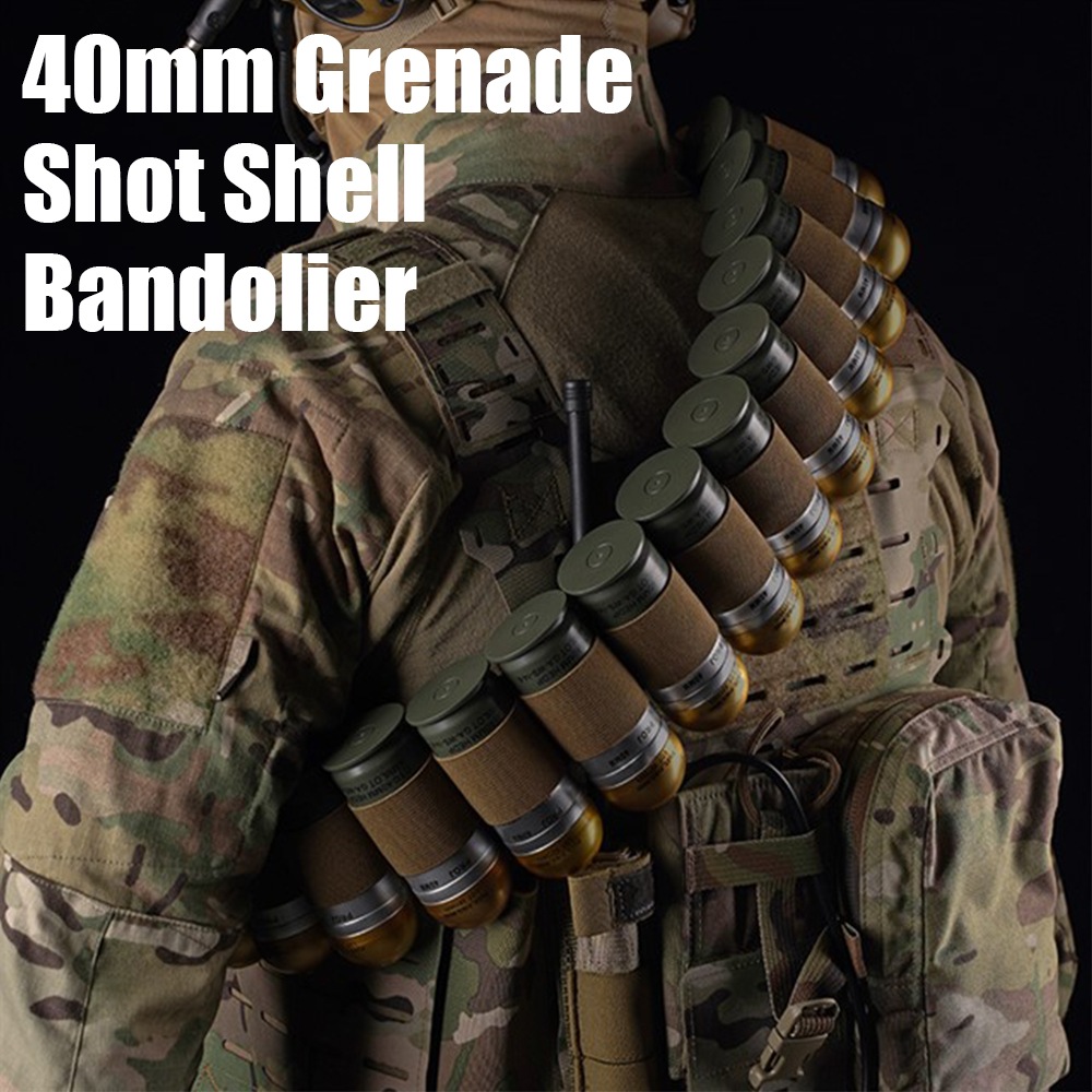 アメリカ軍　ベトナム戦争　実物　40mm　グレネードバンダリア TACTICAL TAILOR 12ラウンド 40mm グレネード バンダリア ベルト