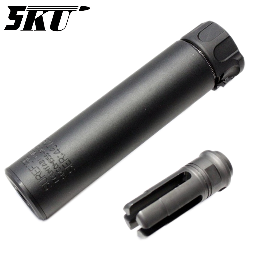 5KU SF SOCOM556 RC2サイレンサー / 4Pハイダー V2 (14mm 逆ネジ