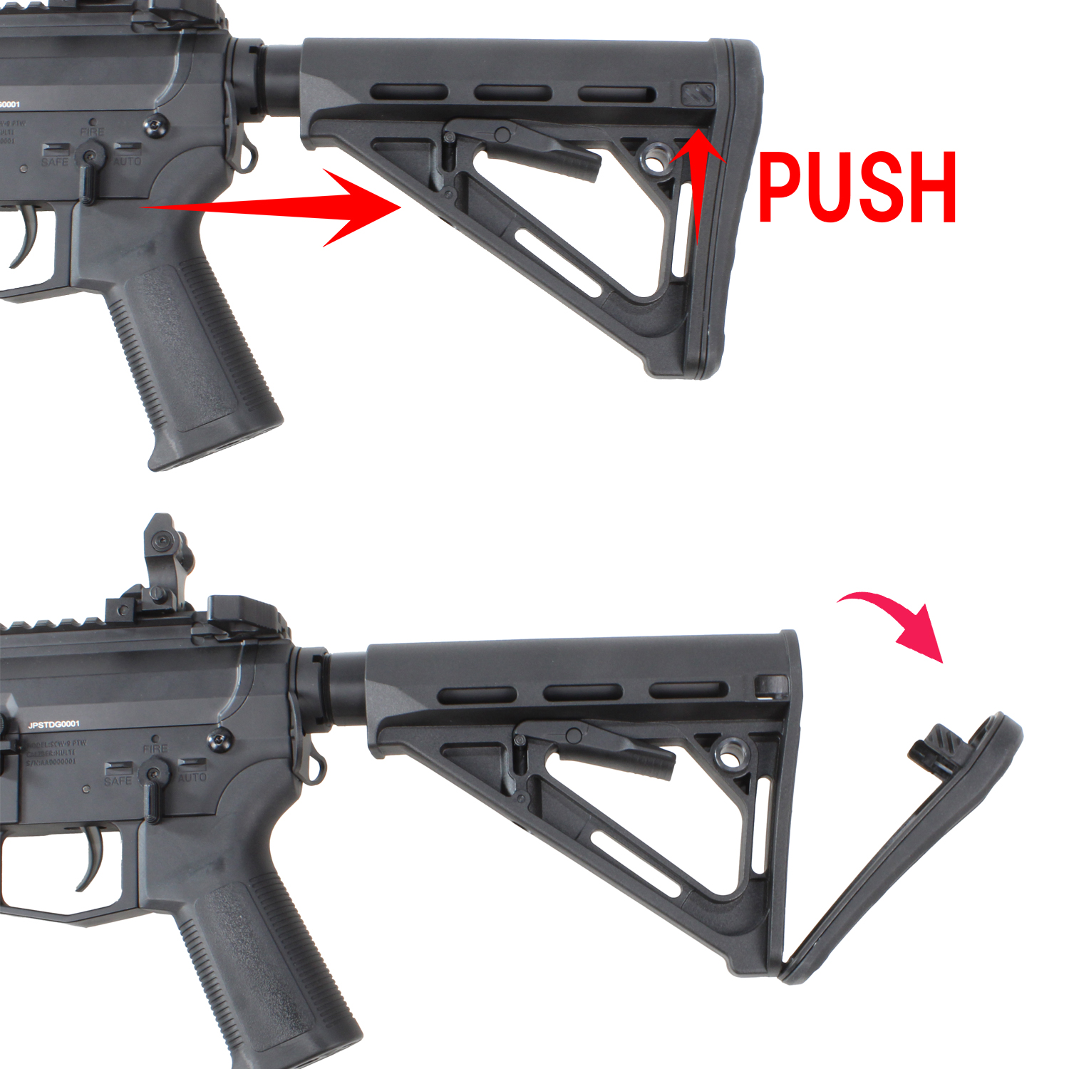 S＆T M4 URX4 MLOK 5インチ SD M-Style Stock チャレンジャーライン G3