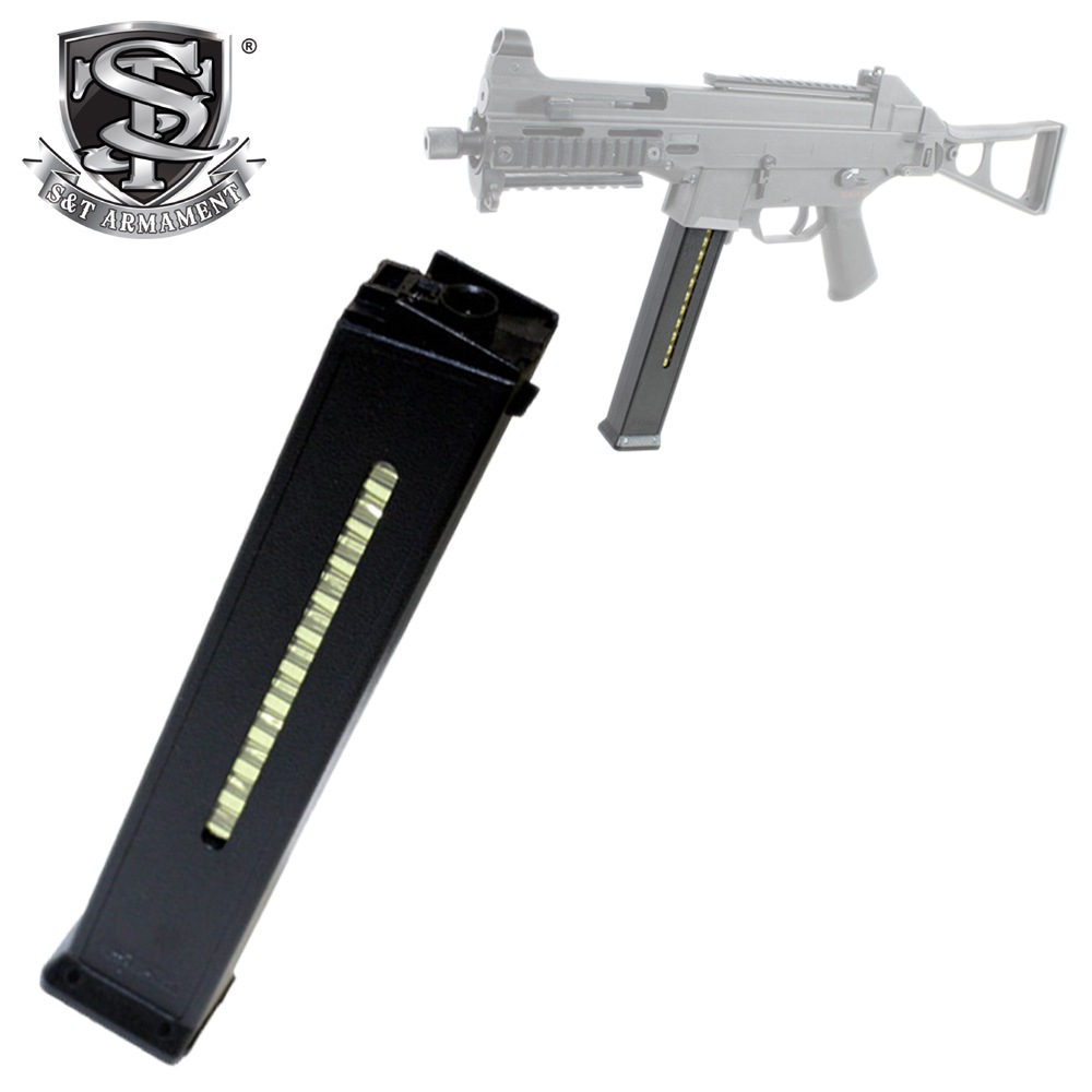 S＆T UMP 420連マガジン ダミーカート仕様 / S&T 420rd Hi-Cap Magazine for UMP Series Airsoft AEG Rifle (w/ Dummy Bullet)