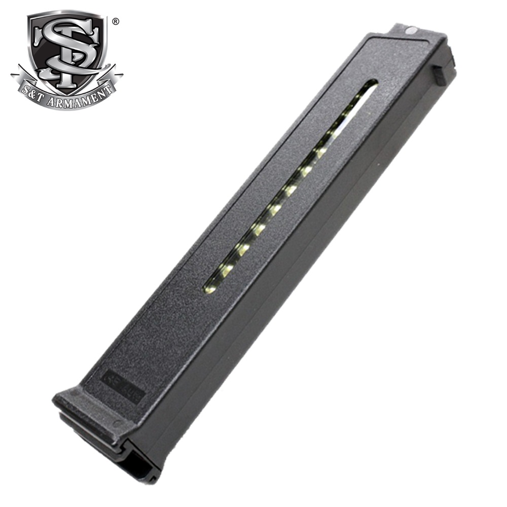 S＆T UMP 420連マガジン ダミーカート仕様 / S&T 420rd Hi-Cap Magazine for UMP Series Airsoft AEG Rifle (w/ Dummy Bullet)