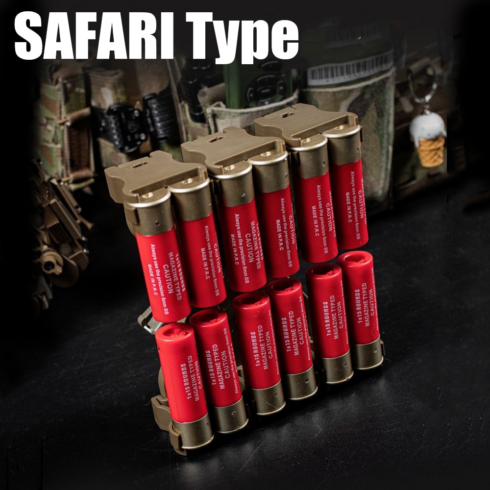 Safariタイプ シェルホルダー 12shell / Safari type Shotgun Shell Holder 12