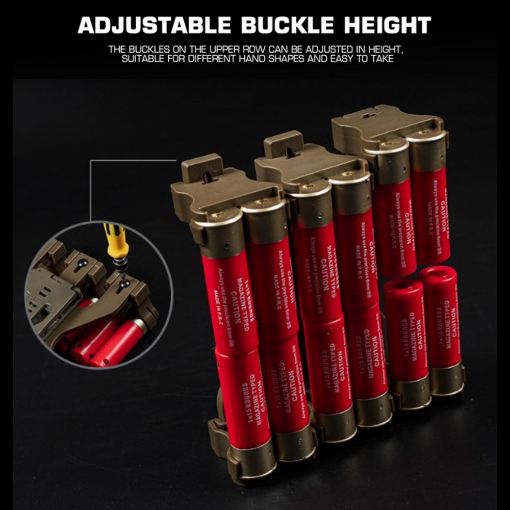 Safariタイプ シェルホルダー 12shell / Safari type Shotgun Shell Holder 12