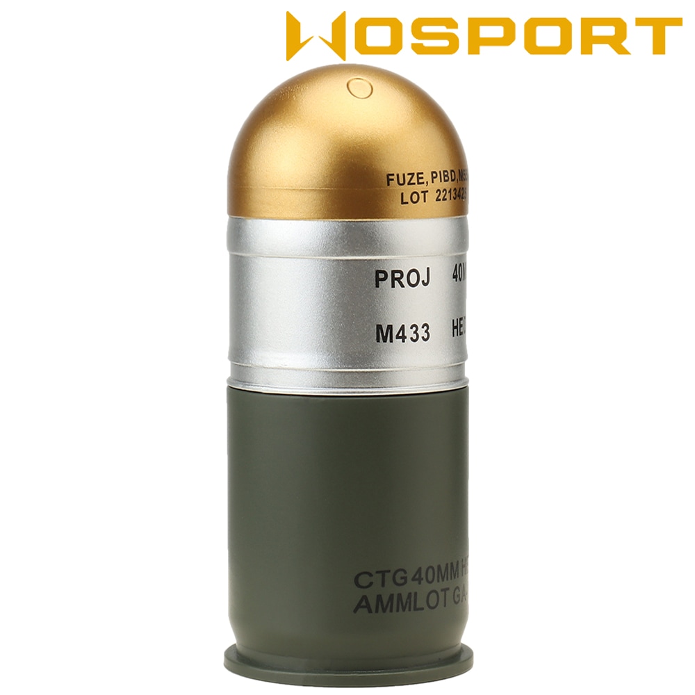 WOSPORT M433タイプ ダミーグレネードランチャーカートリッジ 3ps / M433 Dummy Grenade Set