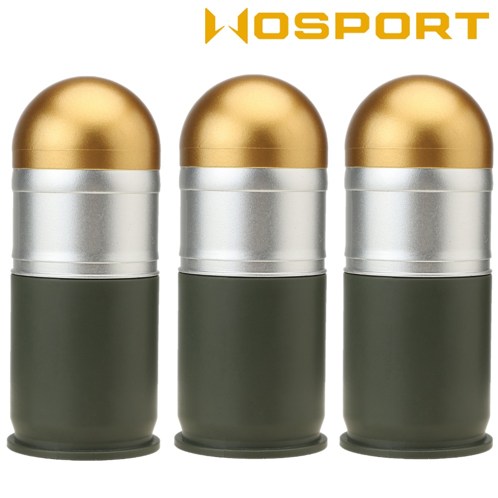 WOSPORT M433タイプ ダミーグレネードランチャーカートリッジ 3ps